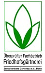 Überprüfter Fachbetrieb "Friedhofsgärtnerei"